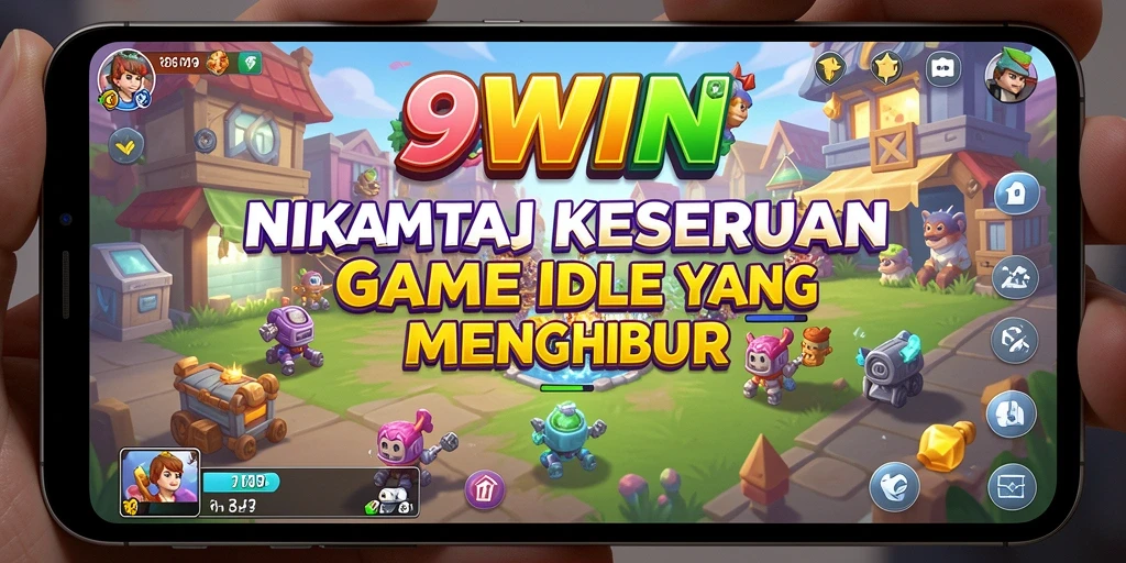 Tangkapan layar utama 9WIN menampilkan gameplay Idle yang asyik dan menghibur.