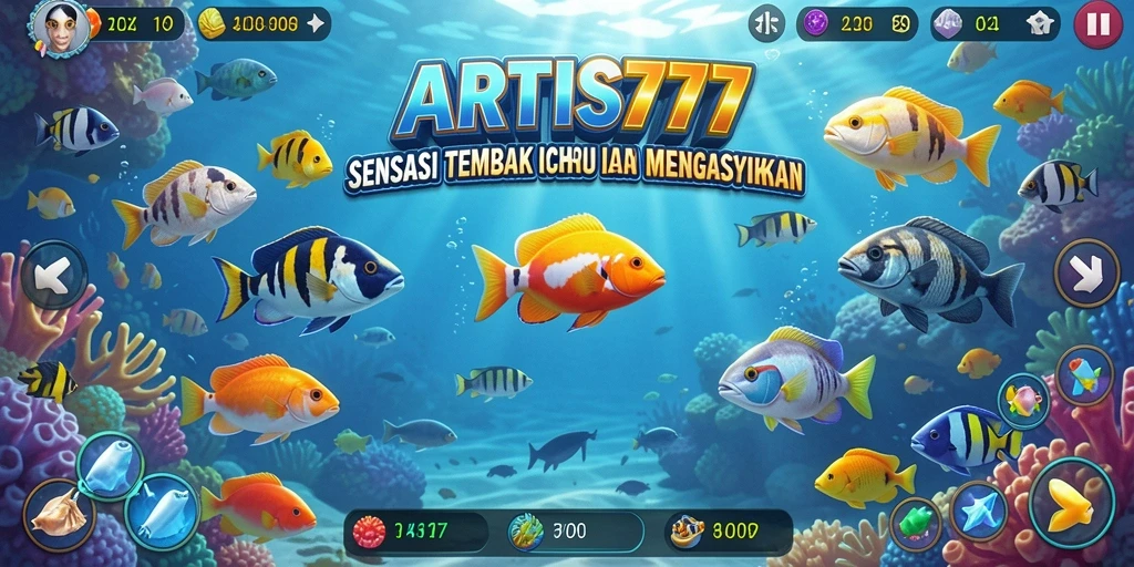 Gameplay seru ARTIS777 di dunia bawah laut Tembak Ikan.