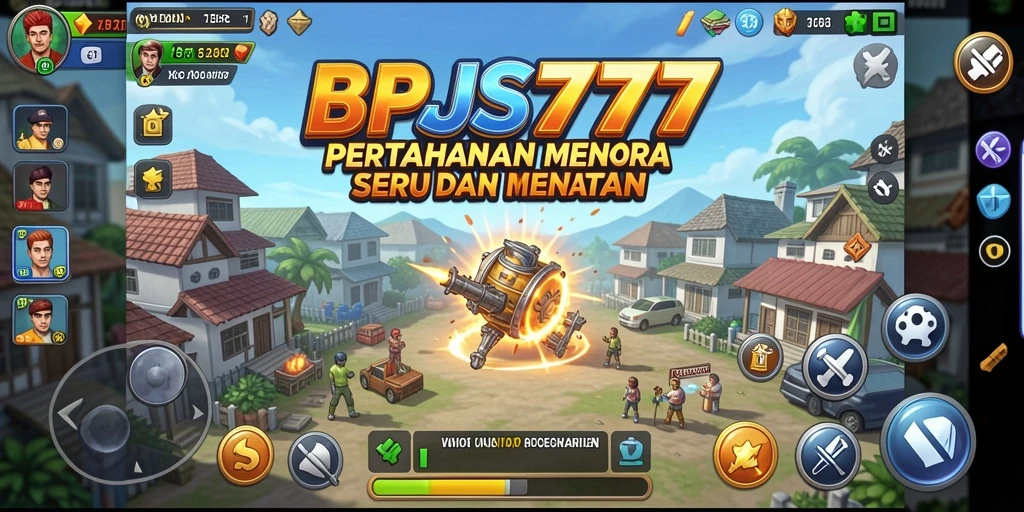 Gameplay seru dari BPJS777 dengan menara yang beragam.