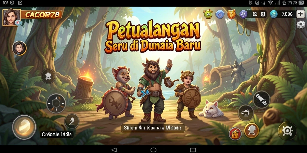 Gameplay menakjubkan dengan pemandangan yang memukau di CACOR78.