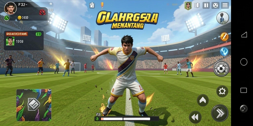 Tampilan gameplay F32 yang menegangkan dan penuh aksi.