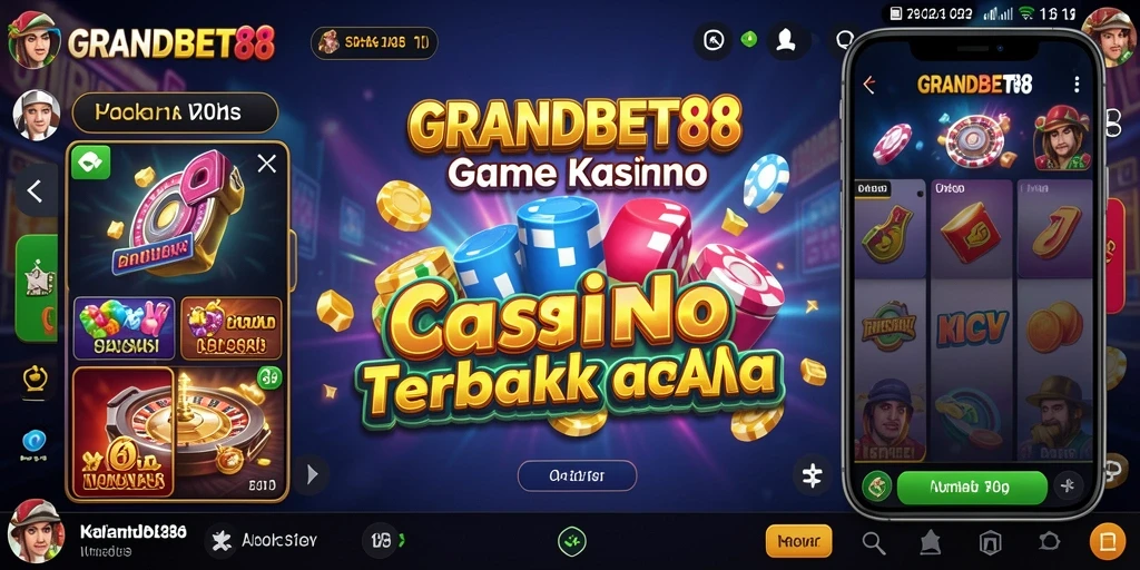 Tampilan gameplay Kasino yang menarik di GRANDBET88.