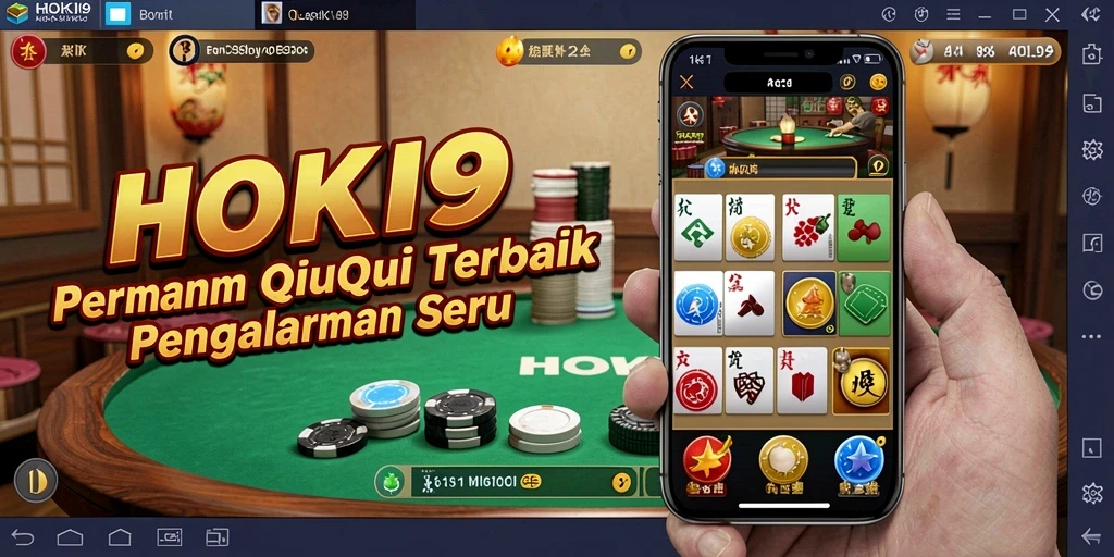Gameplay seru dari HOKI9 yang menampilkan kartu QiuQiu.
