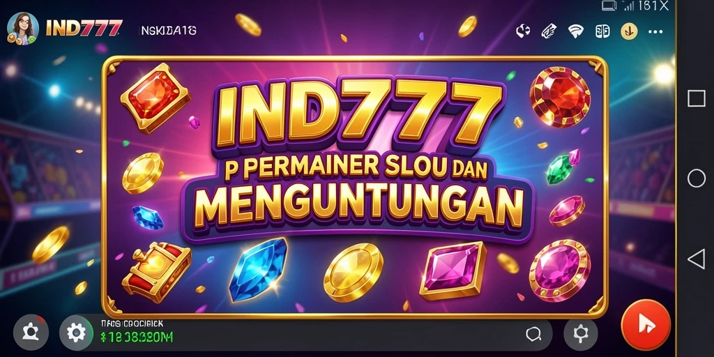 Tampilan menarik dari gameplay slot di IND777.