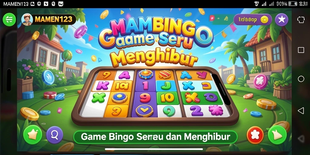 Tampilan menarik dari game Bingo MAMEN123 dengan gameplay seru.