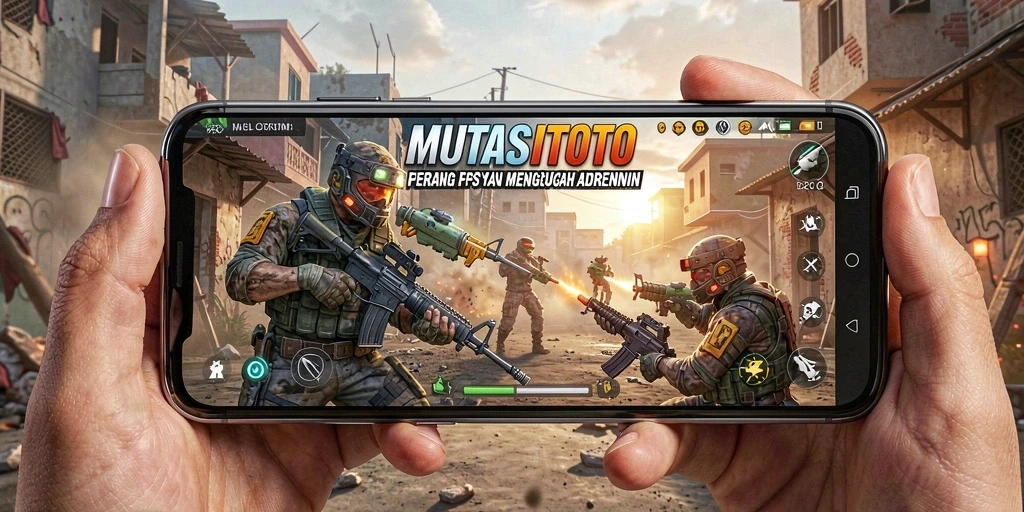 Screenshot gameplay MUTASITOTO yang menampilkan aksi FPS yang mendebarkan.