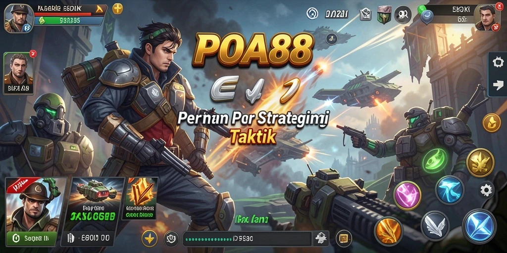 Gambaran taktik menarik di POA88 dengan karakter unik dan pertempuran seru.