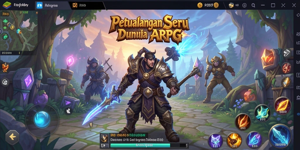 Screenshot gameplay seru dari RR89 yang menunjukkan aksi ARPG yang mendebarkan.